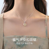 【3.8女神节专属】S925银天然和田玉项链 女新款颈链平安扣吊坠 锁骨链送礼物礼盒装 商品缩略图1