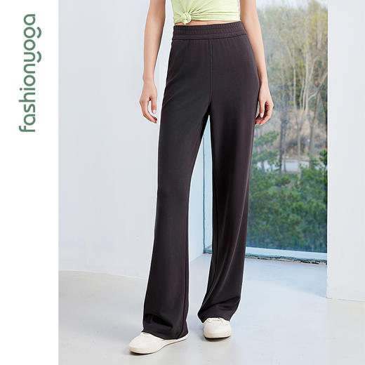 凡圣瑜伽直筒空气层休闲长裤 F15913 商品图4