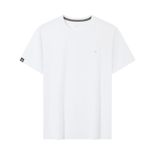 【凉感索罗纳】柒牌圆领短袖T恤男2025夏季新品休闲简约薄款上衣 128T70990 商品图4