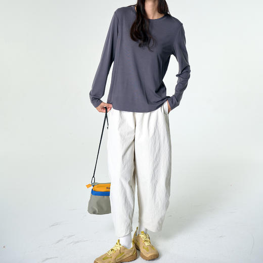 雀说【度假】女装出游度假宽松舒适慵懒休闲舒适运动上衣AL86-323 商品图1