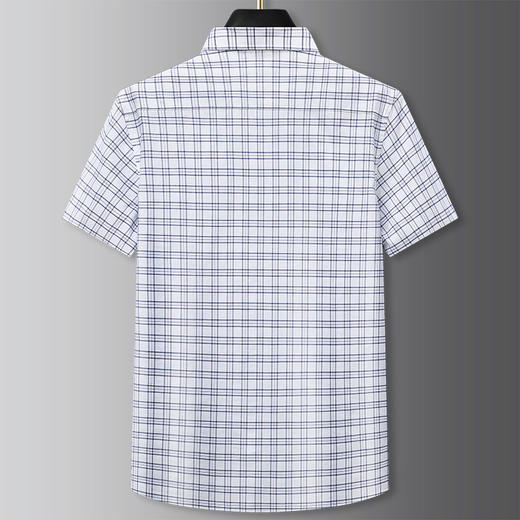 【莱赛尔棉】【DG】大依优型大码短袖衬衫男休闲夏季薄款上衣胖子莱赛尔棉格子加肥加大 商品图2