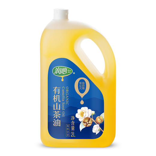 润心有机零反式脂肪酸山茶油2L 商品图2
