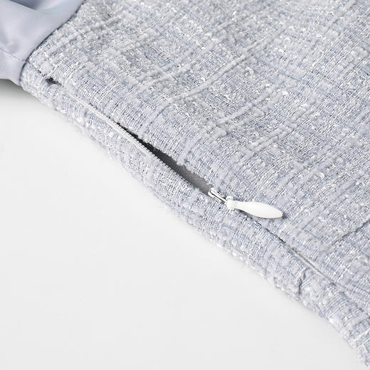 奢姿2025年秋季新款大码女装温柔拼接裙子胖妹妹洋气通勤连衣裙 9951856953 商品图3