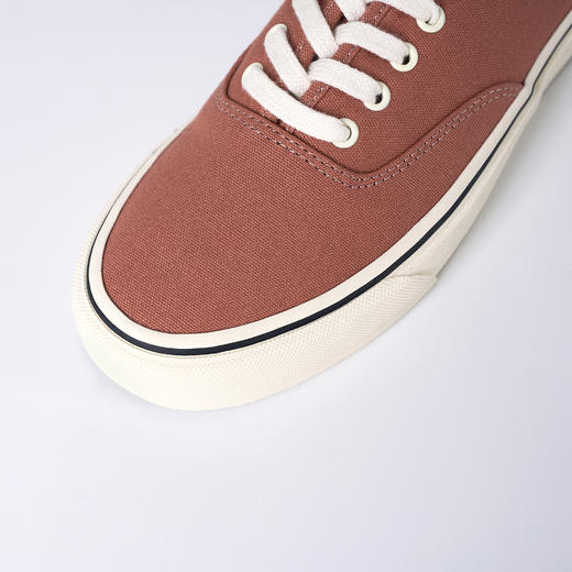 ROMI STUDIO “复古街区” 原胚起绒布撞色平底低帮帆布鞋 444FS015 商品图4