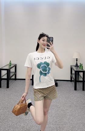 G家 *♥2025新品上架      圆领印花卡通𝑇𝑒𝑒