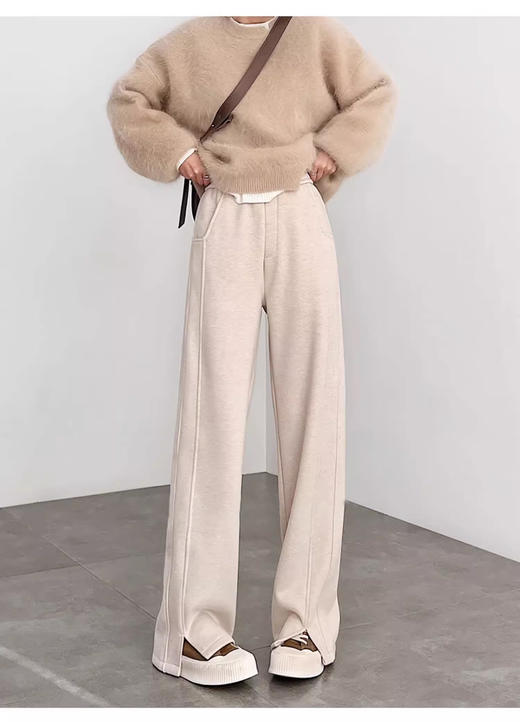 裁缝学苑AS430加绒加厚毛呢阔腿裤纸样女装高腰直筒裤子服装打板 商品图1