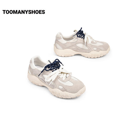 Toomanyshoes银河情书复古运动休闲跑鞋厚底增高老爹鞋 商品图1