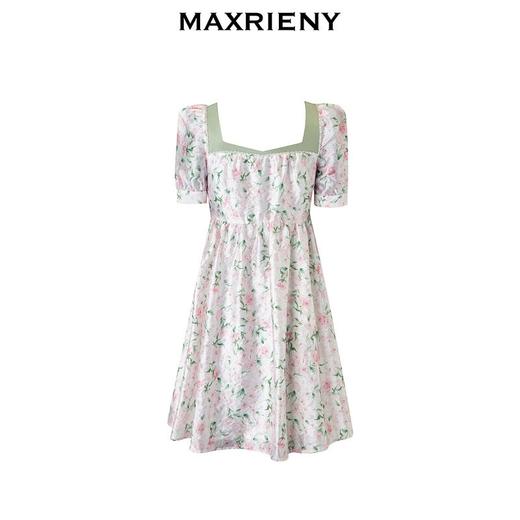 MAXRIENY连衣裙碎花气质修身显瘦夏季(货号:MC88DR320) 商品图3
