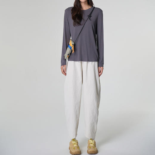 雀说【度假】女装出游度假宽松舒适慵懒休闲舒适运动上衣AL86-323 商品图2