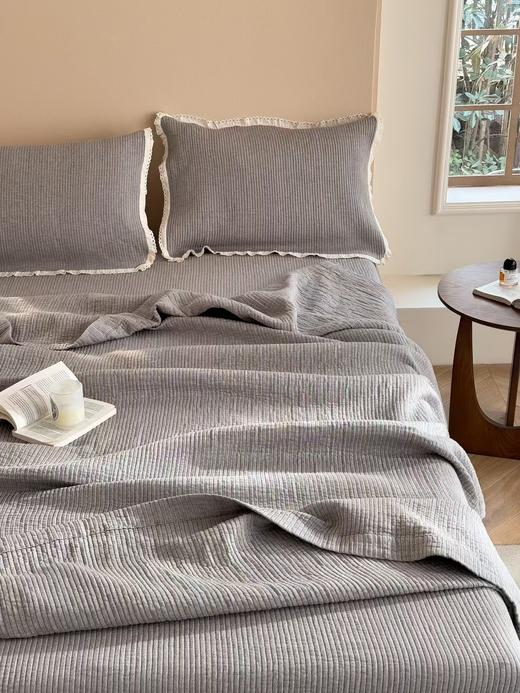 TG-高支云朵般柔软舒适韩国云织纯棉净版床盖/四件套230*250cm【CP】 商品图3