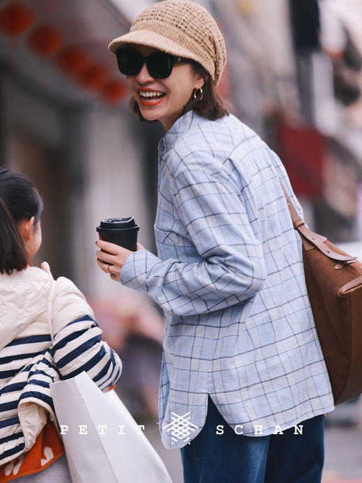 PETIT SCHAN小闪 #080 The confession of spring 美春的告白 棉混纺镂空针织报童帽春夏秋防风显脸小堆堆帽 商品图4