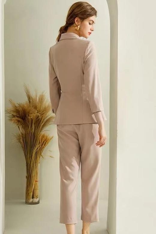 Le Malene 粉杏色温柔气质西装套装 15526 商品图2