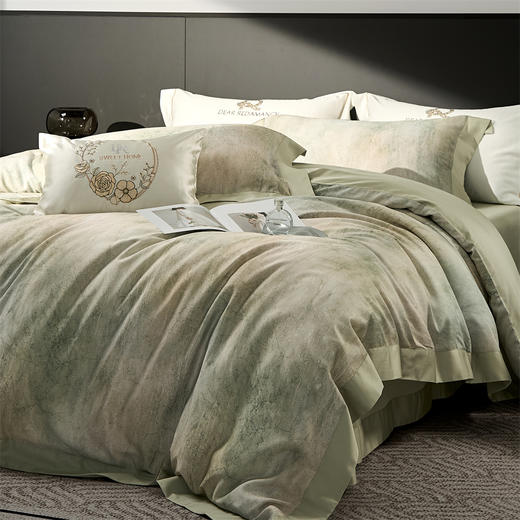 【门店同款】春夏铂金臻柔棉四件套 天丝棉爽滑柔顺套件 商品图10