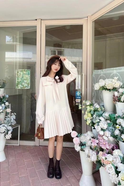 Stay2Weeks 白色学院宽松连衣裙 15466 商品图1