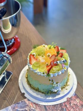 【2025新品】橙漫山茶花【开心果柑橘桂馥兰香茶】·奶油蛋糕