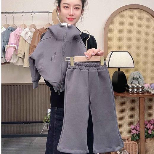 【高品质两件套】2025新款女童带帽卫衣套装女童卫衣两件套休闲百搭可爱聚 商品图2