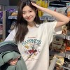 【纯棉短袖t恤】宽松韩版原宿风 新款字母印花 学生全棉体恤ins女装潮  商品缩略图6