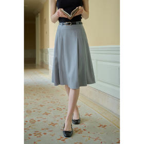 SimpleRetro圣保罗诗人 高级感显瘦通勤半身裙女高腰百搭a字短裙