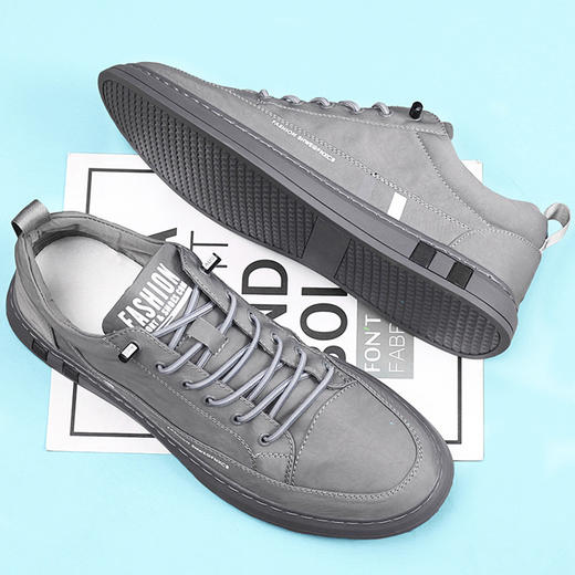 【45-49码】【冰丝薄款】特大码春季新款男鞋加肥加宽薄款透气休闲鞋运动板鞋潮鞋 商品图3