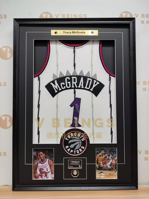 收藏系列 麦迪 猛龙队1号白色 亲笔签名球衣 商品图1