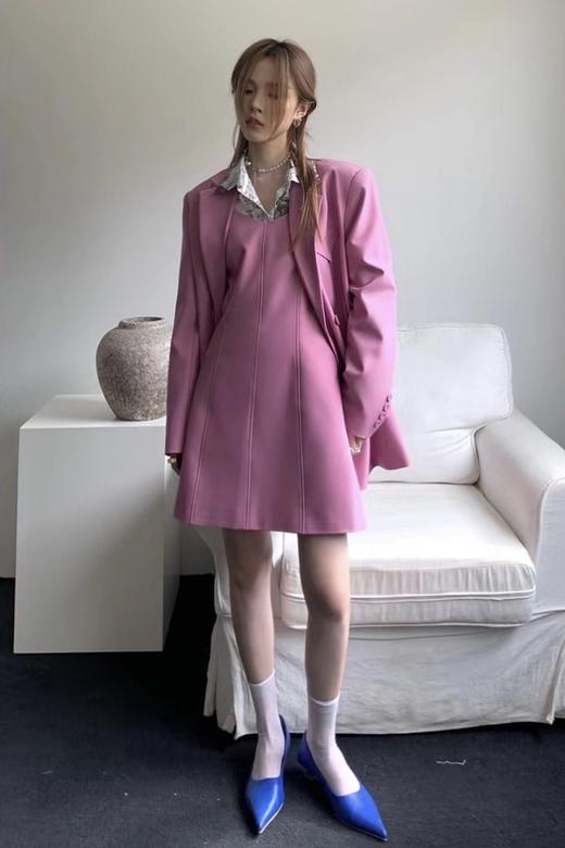 amadella 玫红色西装外套吊带裙套装 15768 商品图0