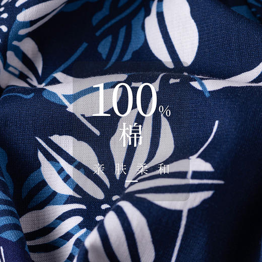 【林栖设计小店】（现货）纯棉针织衫拼真丝蓝印花铁线莲花纹飞片复古优雅2025春夏新品开衫外套女1952009 商品图9