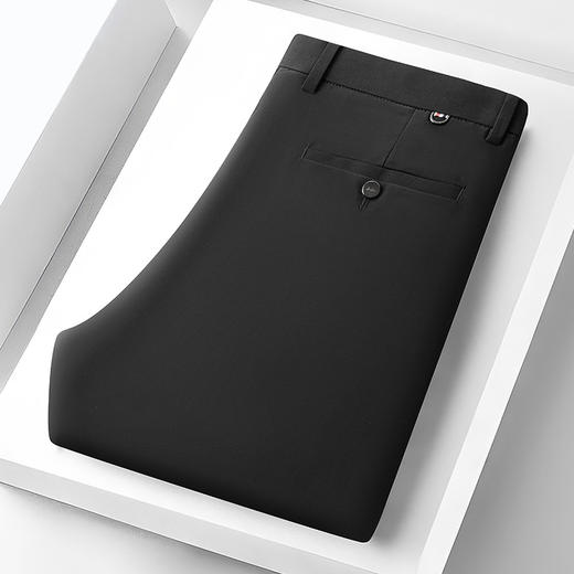 【冰丝薄款】【DKP】大依优型大码商务休闲裤肥佬宽松直筒休闲裤弹力薄款裤子男加肥大码免烫夏季300斤特大码 商品图2