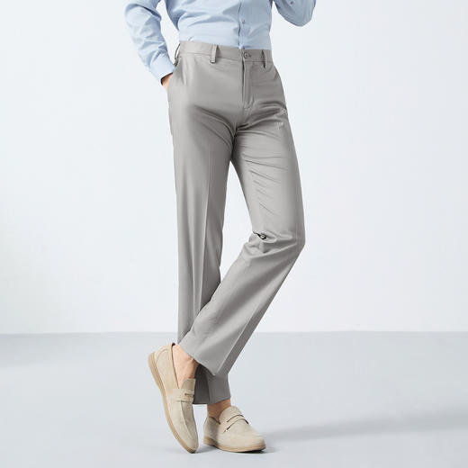 【苗浩同款】柒牌西裤男2025春季新款修身商务正装男士西装长裤子 128H72310 商品图2