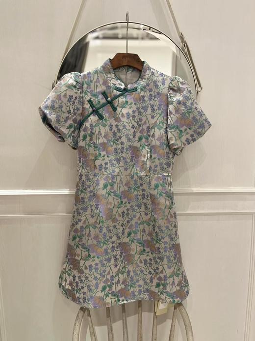 【门店同款】ENJOY夏季云敛-花香缠枝中式旗袍 157096514 商品图0