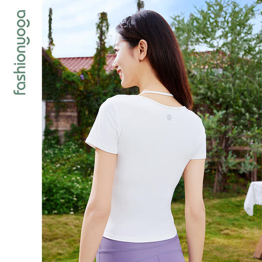 凡圣瑜伽假两件挂脖短袖 FC15318 商品图4