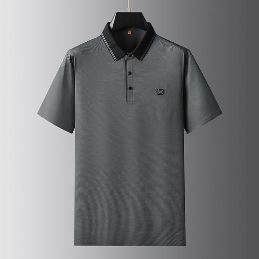 【DWP】大依优型大码短袖POLO衫翻领体恤加肥加大男士大号弹力透气舒适夏季半袖 商品图8