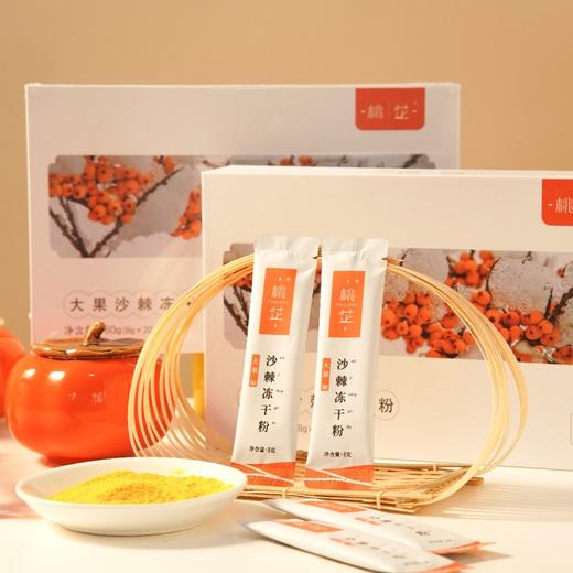 新疆阿勒泰桃芷大果沙棘冻干粉质细腻 全营养礼盒 8g*20袋/盒AWJM 商品图0