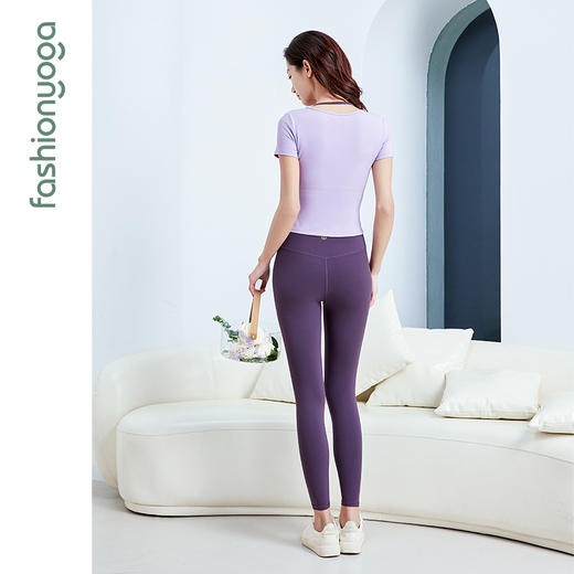 凡圣瑜伽假两件挂脖短袖 FC15318 商品图9