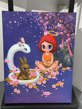 山谷里《桃花下的小美满》原作