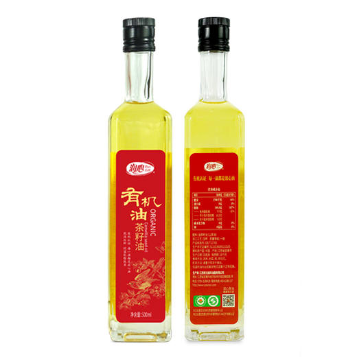润心有机系列山茶油 （红白礼盒）500ml*2 商品图3