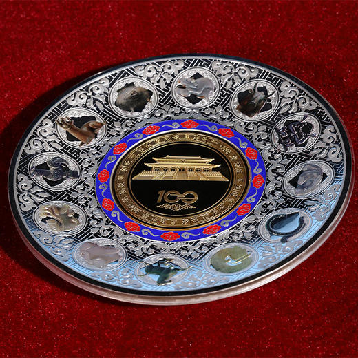 国宝财富故宫百年大银盘 商品图9