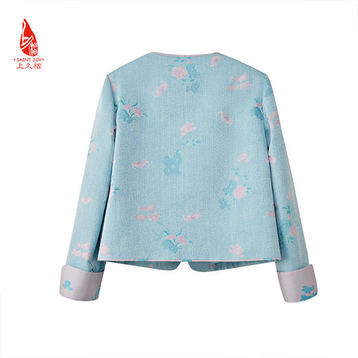 SAINTJOY/上久楷宋锦外套 复古 中国风 女士上衣 款80山石牡丹 CY1024207024 商品图1