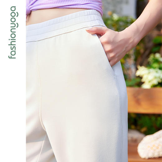 凡圣瑜伽直筒空气层休闲长裤 F15913 商品图7