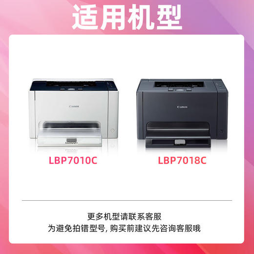 绘威CRG-329硒鼓 适用佳能Canon lbp7010c硒鼓 lbp7018c打印机墨盒 7010C粉盒 四色带芯片套装硒鼓 商品图1
