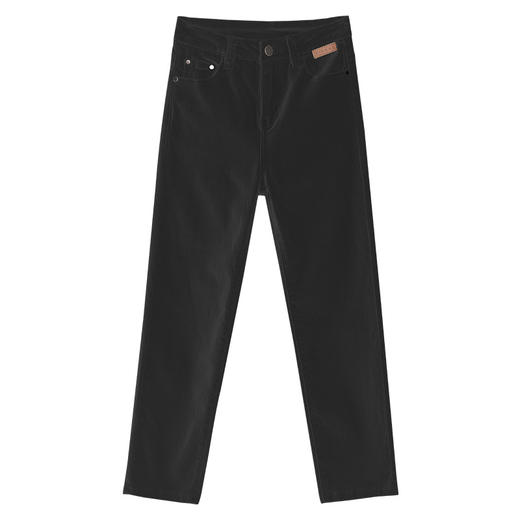 丁摩 烟管裤女春秋季弹力显瘦九分裤直筒牛仔裤女小个子5ZF-18019 商品图4