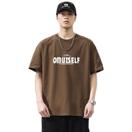 【DQ】大依优型大码男装260G重磅圆领T恤男宽松印花短袖半袖夏季新品潮款 商品图4