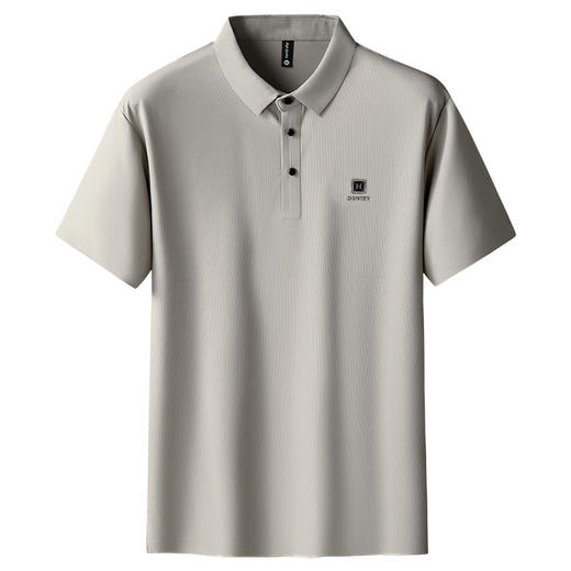 【冰丝无痕】【8色可选】【DK】大依优型大码短袖polo衫翻领加肥加大男装肥佬运动休闲冰丝无痕凉感上衣胖子商务 商品图0