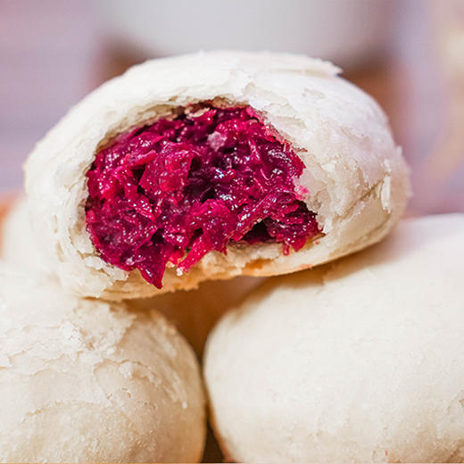 （归心良品）人间喜物云南特产玫瑰鲜花饼（素食）300g/盒 商品图0