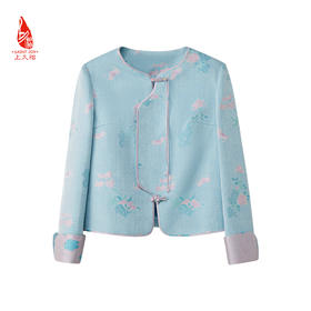 SAINTJOY/上久楷宋锦外套 复古 中国风 女士上衣 款80山石牡丹 CY1024207024
