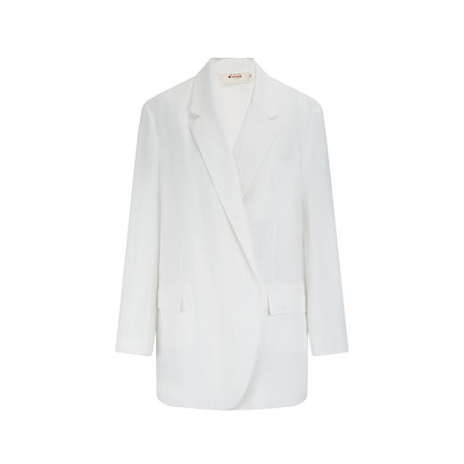 【林栖设计小店】亚麻小西装时尚简约百搭宽松显瘦2025春夏新品外套上衣女1952034 商品图9