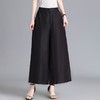 丁摩 重磅香云纱老料桑蚕丝休闲裤女阔腿裤宽松裤子夏季时尚洋气真丝裤子5ZF-E39 商品缩略图0