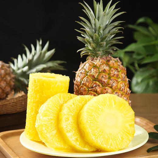 【京东快递】海南金钻凤梨 香甜脆爽 风味浓郁 金黄果肉 细腻多汁 无需挖眼 现切即食 - ATX 商品图2