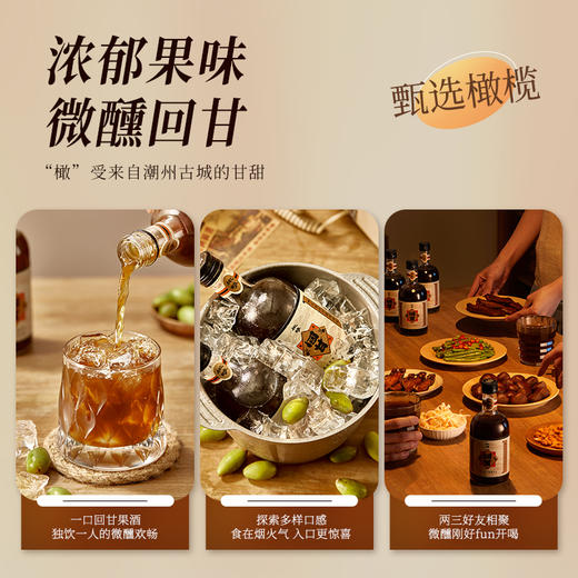 橄醇橄榄回甘果酒330ml*2瓶微醺果酒低度数高颜值甜味酒包邮 商品图4