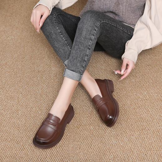 鞋面头层牛皮【舒适百搭】乐福鞋5161 商品图4