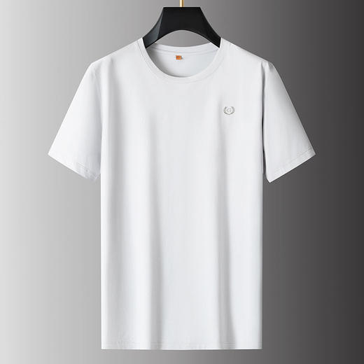 【棉质】【新款DPS】大依优型大码短袖T恤圆领加肥加大肥佬休闲宽松透气上衣男士半袖夏装潮款 商品图3